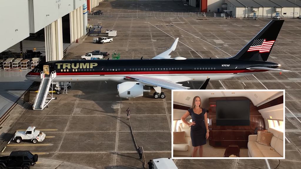 Вот как выглядит интерьер «Trump Force One». Золотые краны – это только начало [ВИДЕО]
