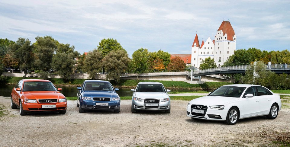 20 лет Audi A4 | Новое поколение в 2015 году.