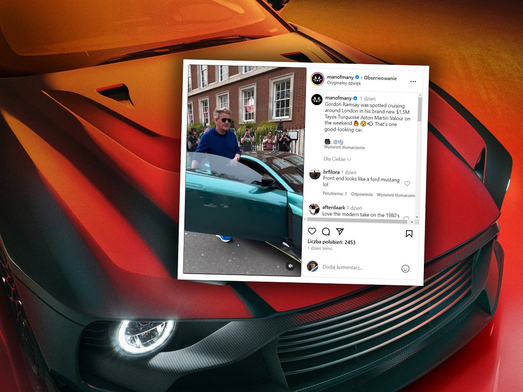 У Гордона Рамзи новая машина. Знаменитый шеф заплатил за них более миллиона фунтов.