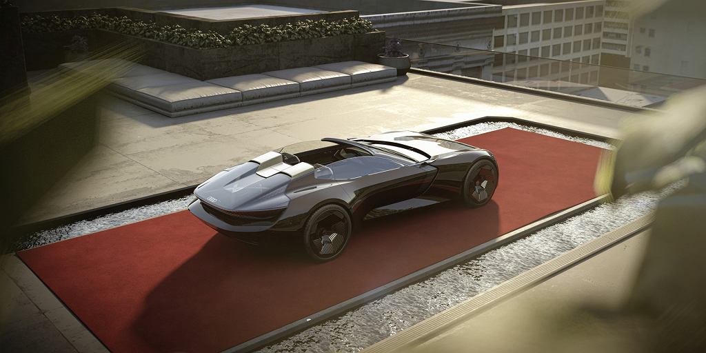 Концепция Audi Skysphere переносит нас в будущее. Можно изменить длину
