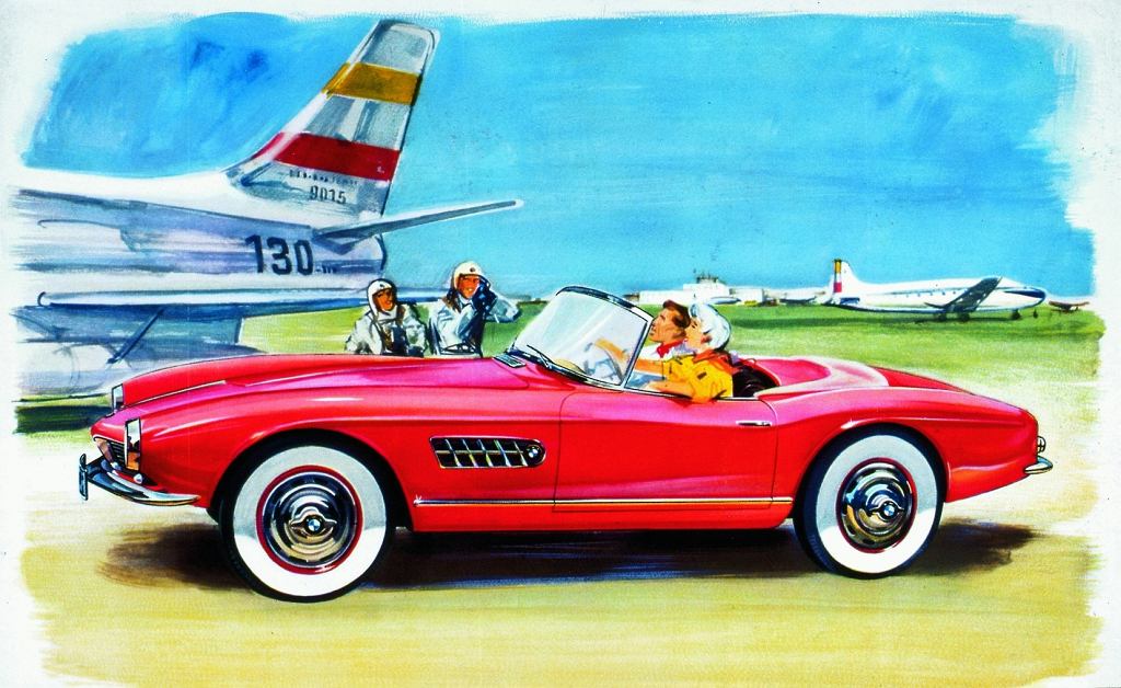 Галерея | BMW отмечает свой 100-летний юбилей | Красивый BMW 507 в Гудвуде