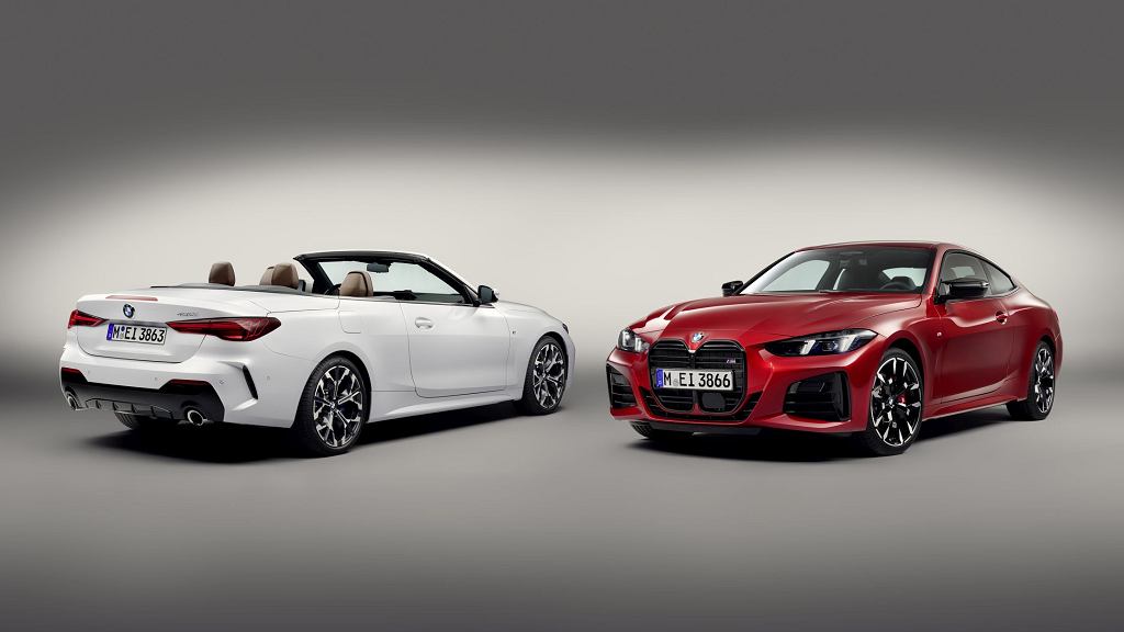Рестайлинг купе BMW 4 серии и кабриолета BMW 4 серии. Форма гриля осталась прежней.