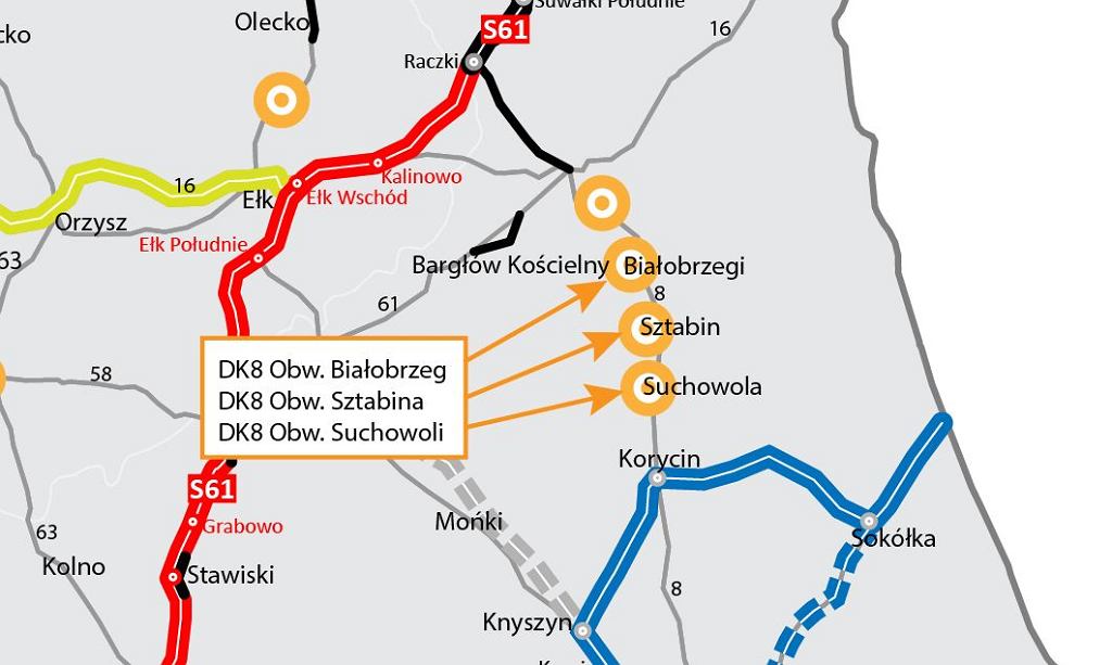К 2030 году будет построено 100 объездных дорог. Новые дороги в Подляском воеводстве