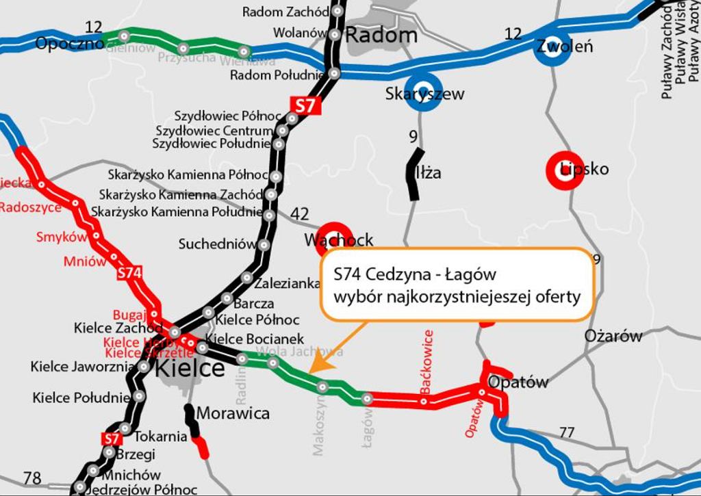 Будет ли продлена дорога S74 на 30 км? Будем надеяться - тендер идет уже больше года