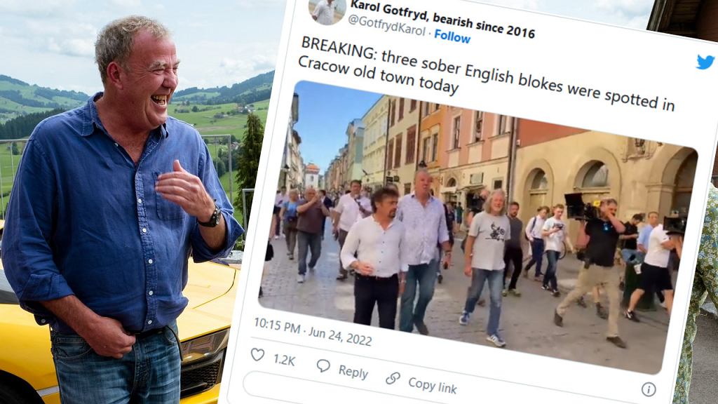 Кларксон, Хаммонд и Мэй готовятся к поездке. ¦Вебодзин, Краков и пустыня