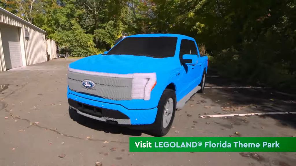 Электрический пикап Ford из LEGO. Он определенно легче оригинала [ВИДЕО]