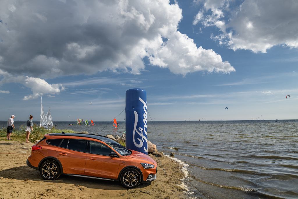 Форд любит кайтсерфинг — Ford Focus Active Challenge