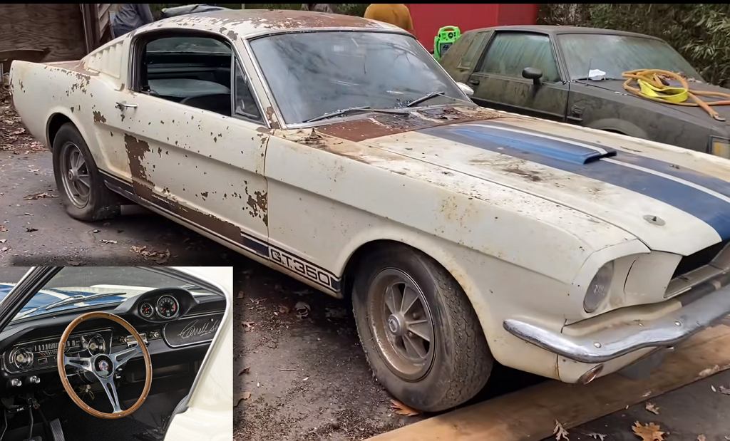 Классический Ford Mustang выслеживается за рулём. Все возвращается на круги своя [ВИДЕО]