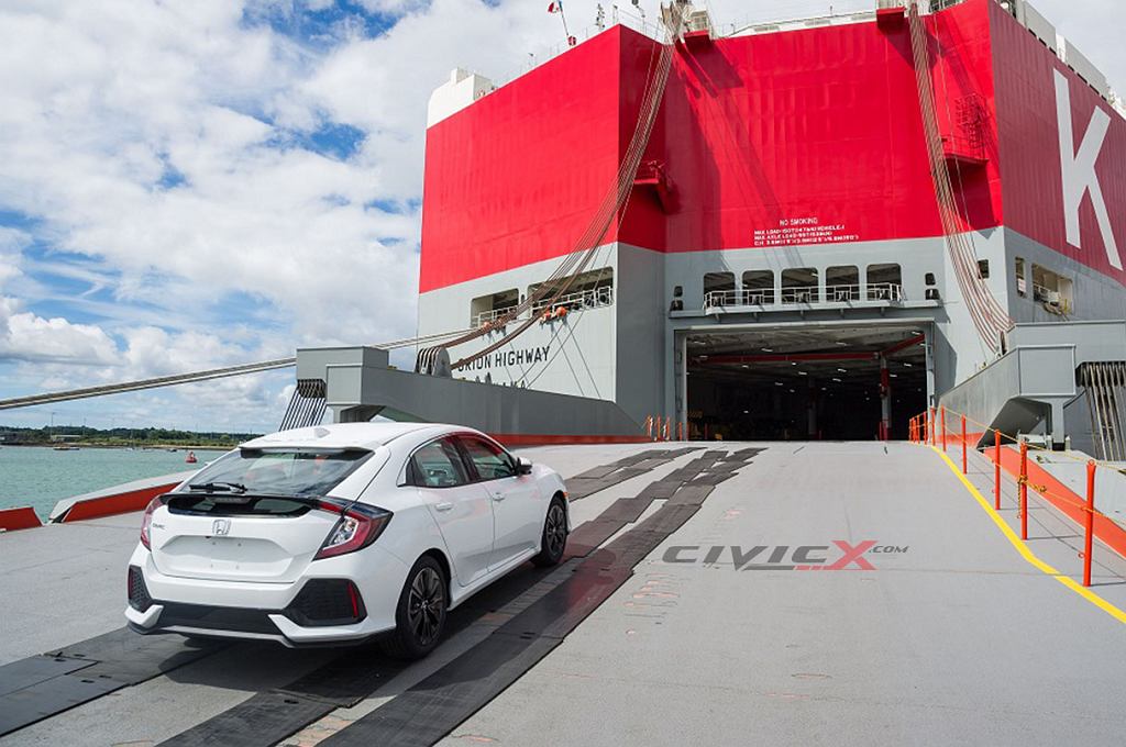 Honda Civic X Hatchback попался!
