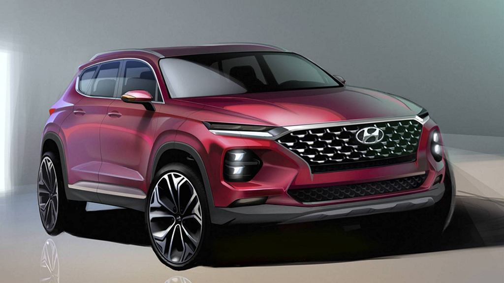 Популярный внедорожник Hyundai в новой версии. У нас появились первые фотографии нового Санта Фе.