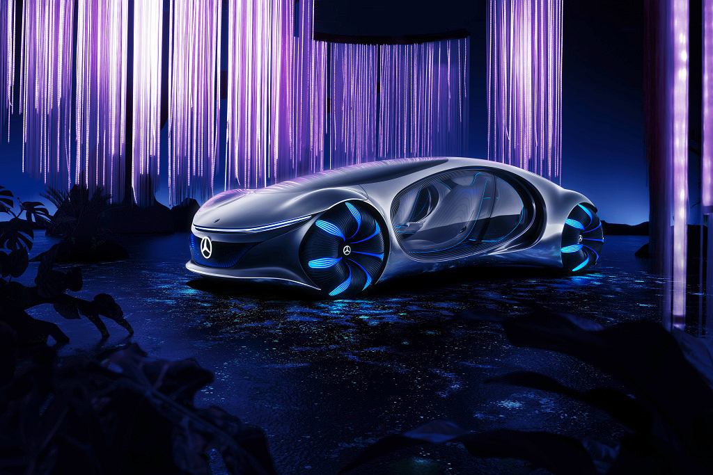 Mercedes показал концепт-кар, вдохновленный «Аватаром». «Соединяет человека, машину и природу»