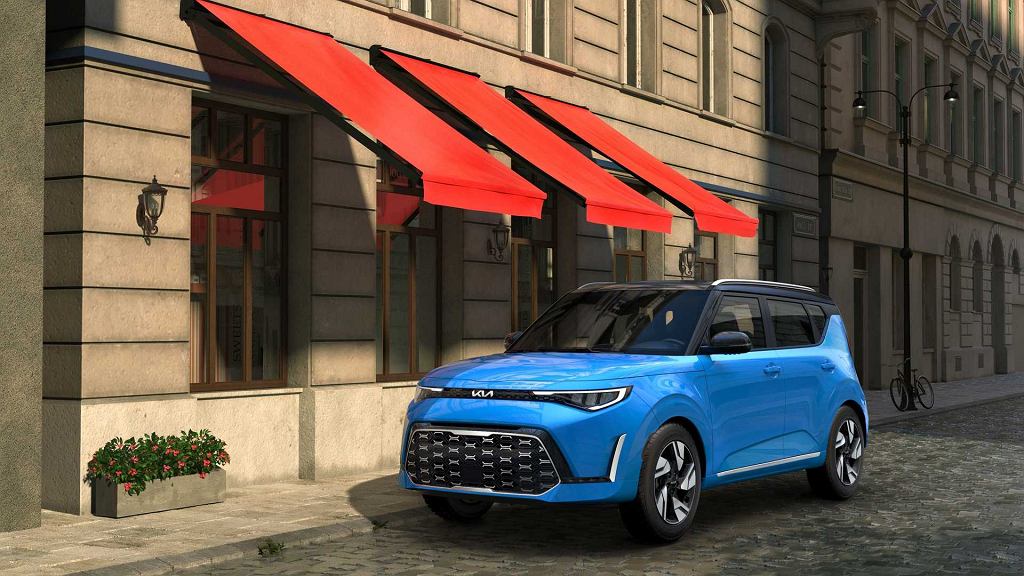Kia Soul в веселых цветах. Однако он потеряет версию оборудования.