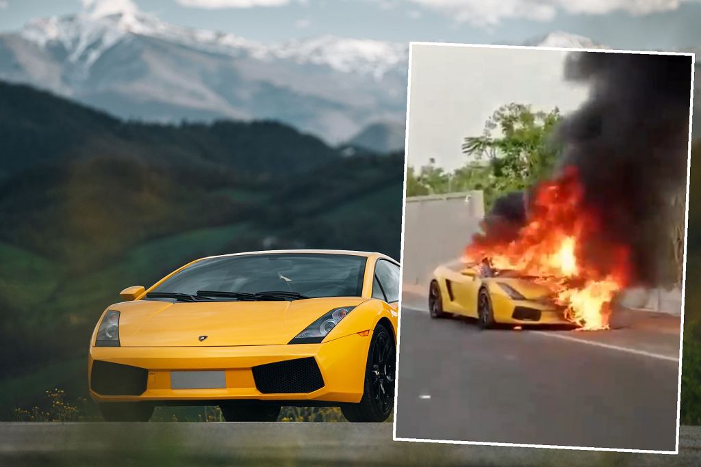 На этом споры о комиссии заканчиваются. Lamborghini сгорел полностью