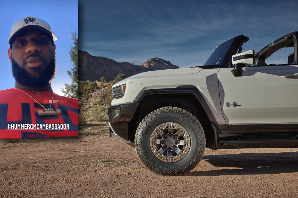 Леброн Джеймс демонстрирует новый электромобиль GMC Hummer EV. Баскетболист раскрыл секреты электрического внедорожника [ВИДЕО]