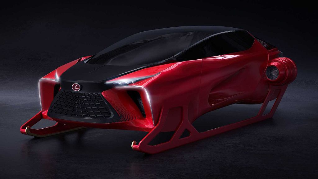 Концепт саней Lexus HX. В этом году Дед Мороз летает на Лексусе.