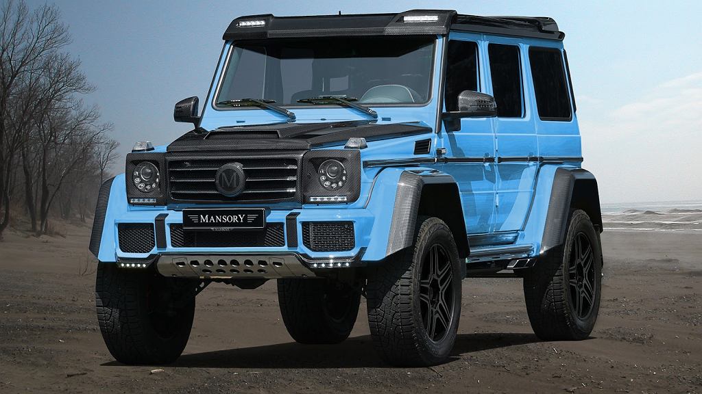 Тюнинг | Мансори G500 4x4^2 | Синий колосс