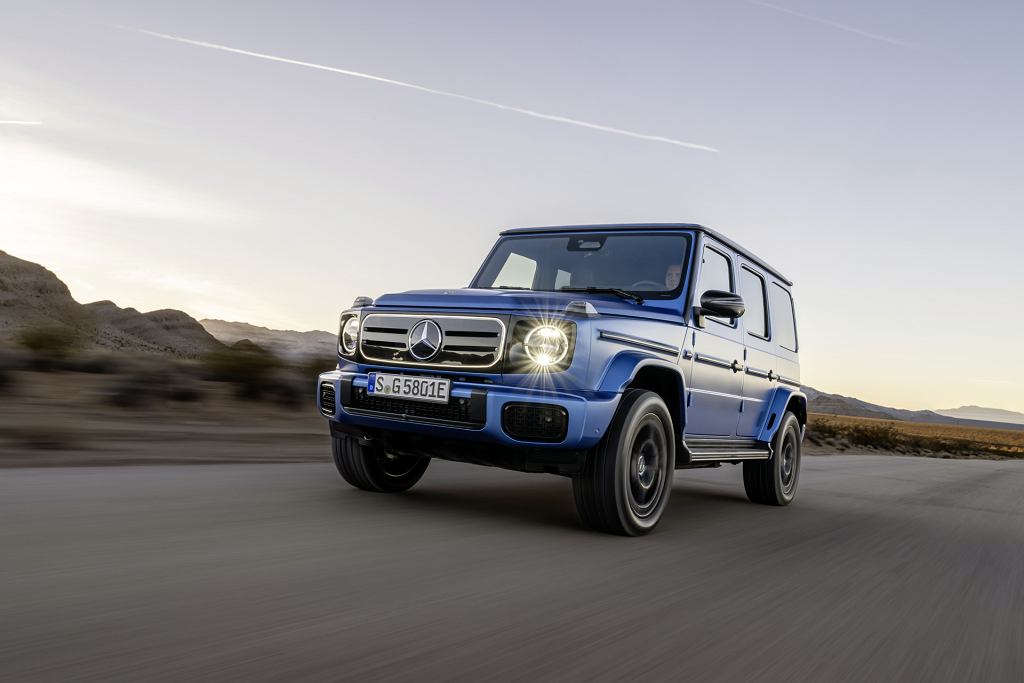 Наконец-то оно здесь. Электрический Mercedes G-класса имеет целых четыре двигателя