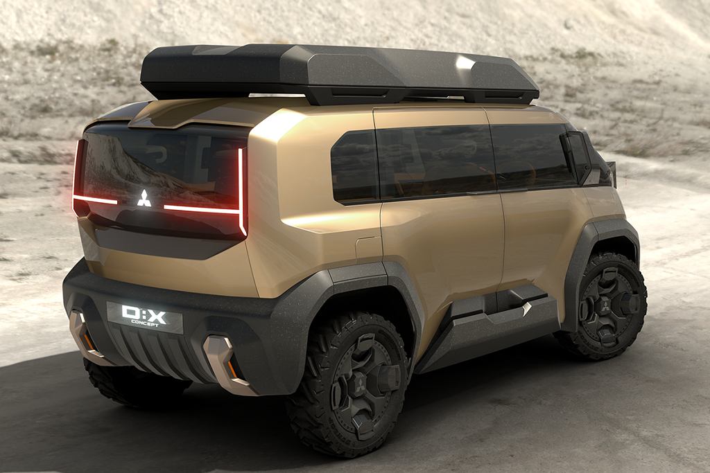 Mitsubishi D:X Concept — это новый взгляд на модель Delica. Внедорожье на минивэне на электричестве