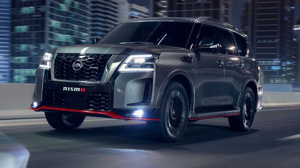 Nissan Patrol в версии Nismo. Выглядит агрессивно и достойно