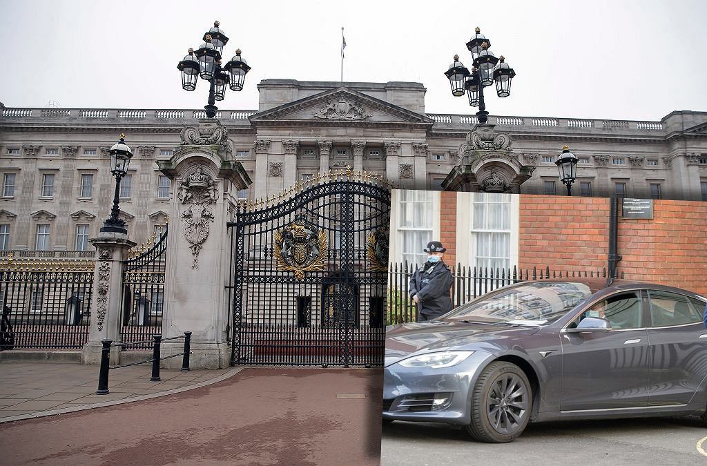 Принц Чарльз за рулем Tesla Model S. Выбор автомобиля для визита в больницу был неслучайным
