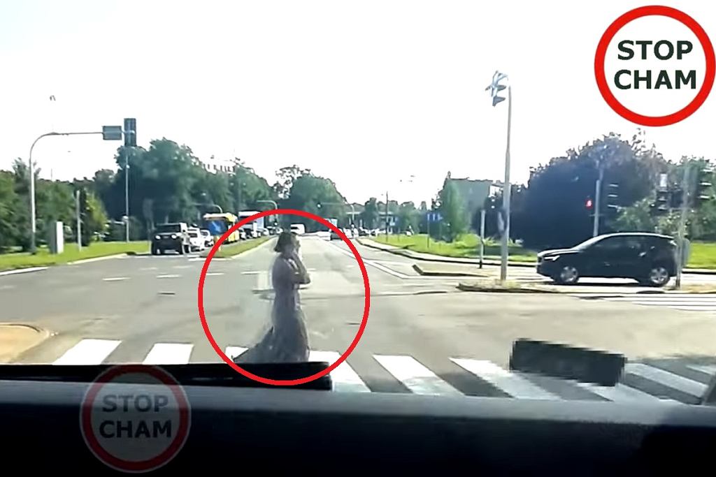 Возмутительное поведение пешехода. Она остановила скорую помощь сиреной