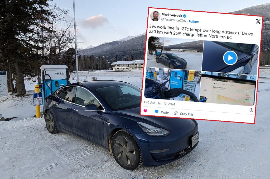 Он отправился в более чем 200-километровое путешествие на Tesla в 30-градусный мороз. Вот выводы