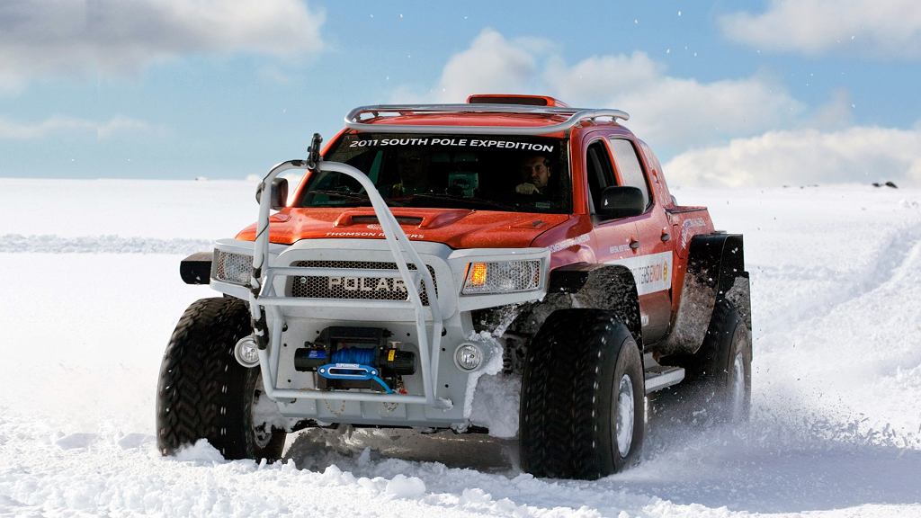 Toyota Tacoma Polar достигла полюса за 40 часов. Амундсену потребовалось два месяца 100 лет назад