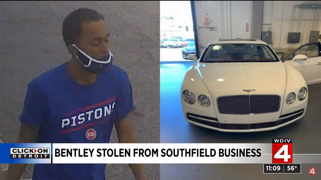 Угон Bentley – потому что надо уметь носить маску [ВИДЕО]