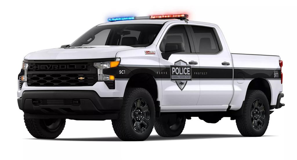 Chevrolet доставит Silverado в полицию. Это должна быть машина преследования