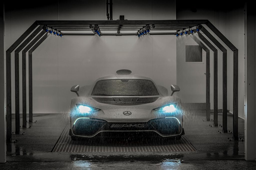 Началось производство Mercedes-AMG One. Да, это тот, с двигателем F1.
