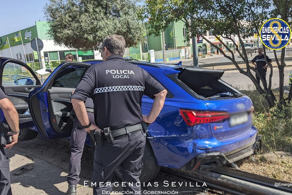Он убегал от полиции и разбил Audi RS6. Он сделал все это как часть больной «игры».