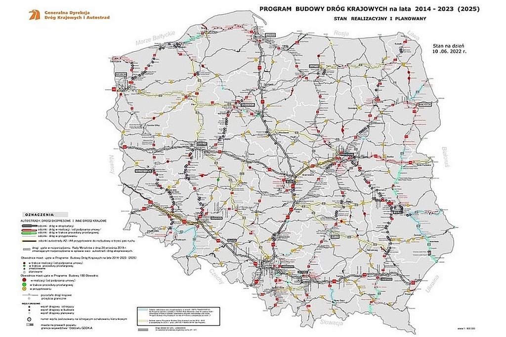 Польша потратит более 291 млрд злотых на 8000 км дорог. Где будут создаваться новые серии?