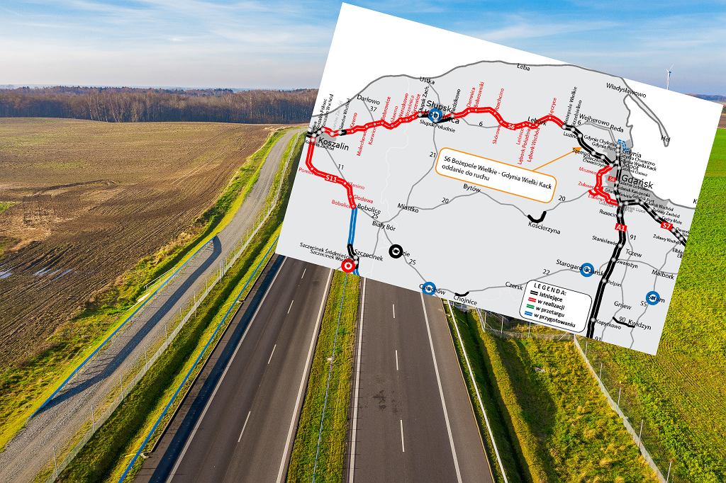S6 расширится почти на 40 км. Маршрут соединит Щецин с Кошалином [MAP]
