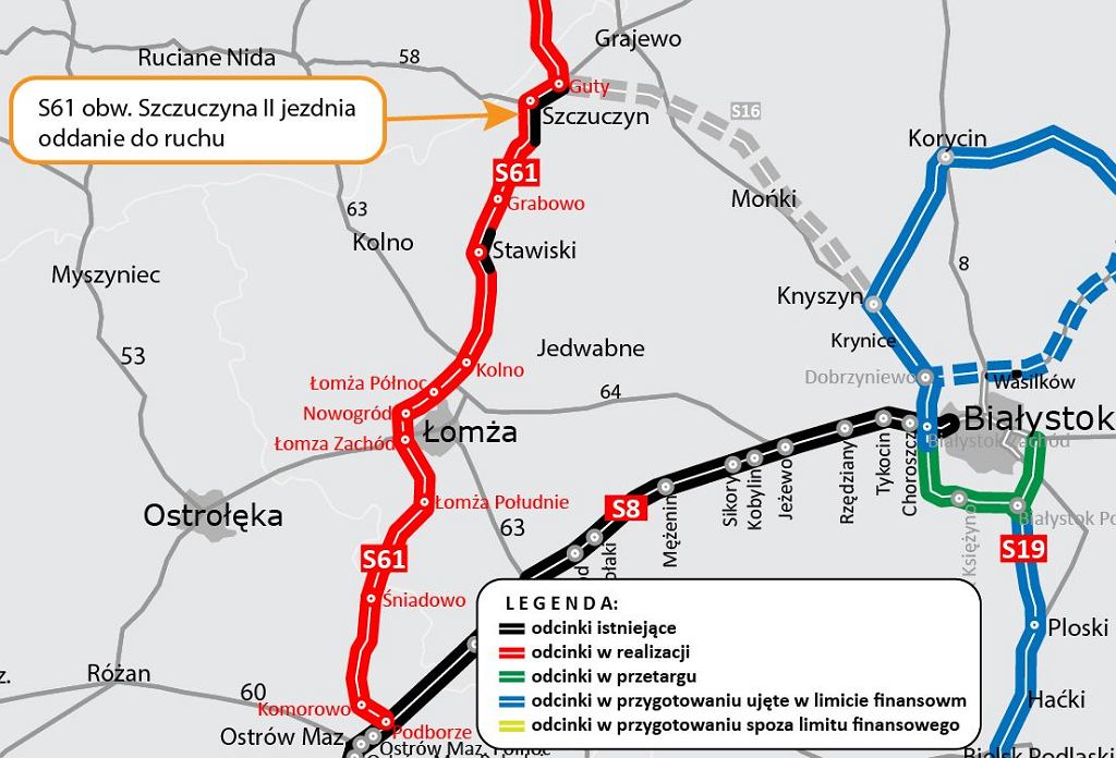 С сегодняшнего дня водители будут ездить по новому участку Via Baltica. Быстрее по маршруту S61