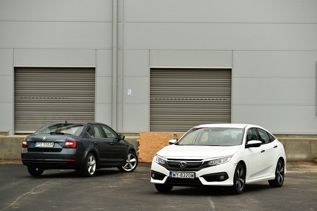 Сравнение Шкоды Октавия 1.4 TSI. Honda Civic 1.5 Turbo – чешская функциональность против японской экзотики