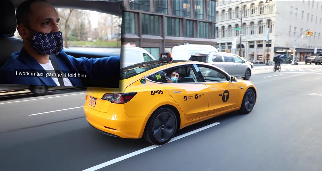 Tesla Model 3 как такси Нью-Йорка. Первый экземпляр уже находится на улицах Большого Яблока. Это большое достижение [ВИДЕО]