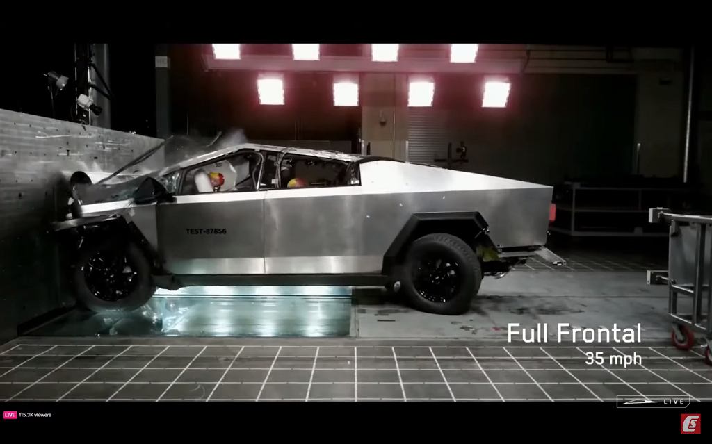 Краш-тест Tesla Cybertruck. Даже американцы сомневаются