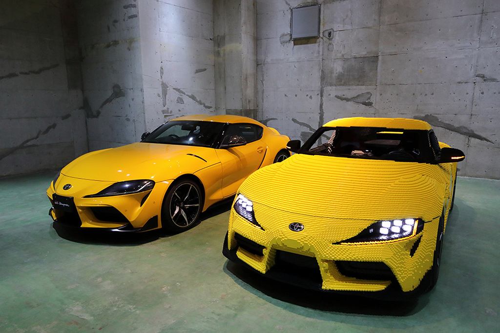 LEGO любит JDM. Они построили Supra в масштабе 1:1 из блоков, которые приводят в движение