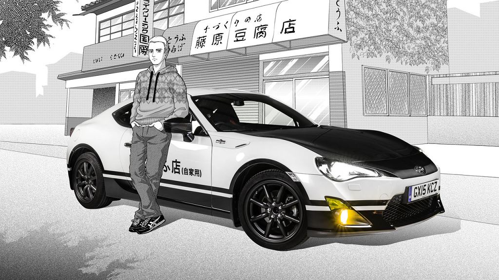 Toyota GT86 Начальный D | Как из комикса