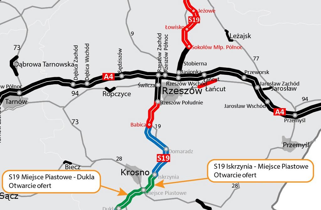 Будут построены два новых участка Виа Карпатия. Новый S19 в Подкарпатье