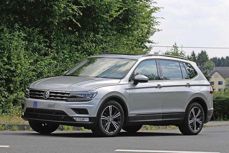 Прототипы | Удлиненный Volkswagen Tiguan без камуфляжа