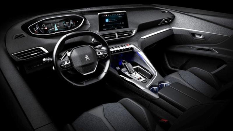 Так выглядит салон Peugeot 3008