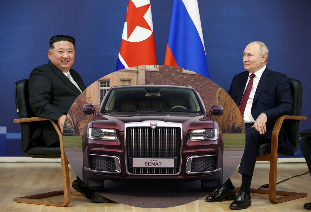 Ким Чен Ын получил подарок от Путина. Это VIP-лимузин.