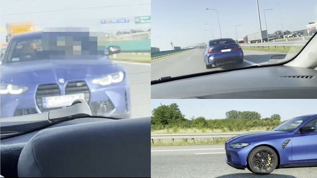 Водитель BMW на трассе А1 перекрыл дорогу, затормозил и попытался остановить другую машину. Для наказания