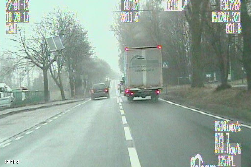 Безответственное вождение дорожного пирата. 16 баллов и штраф 2300 злотых.